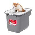 Large Top Entry Hooded Cat Litter Box L1751