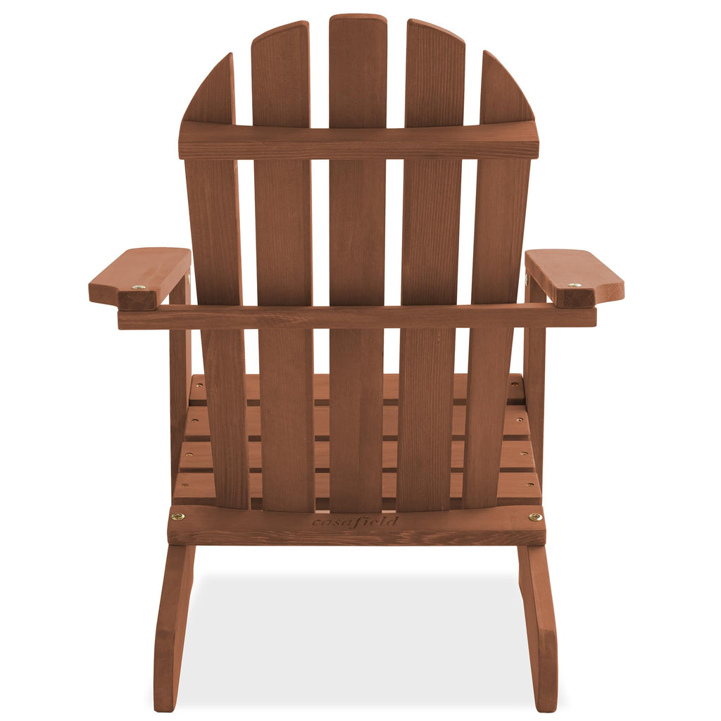 Espresso Cedar Wood Children's Adirondack Chair G649236