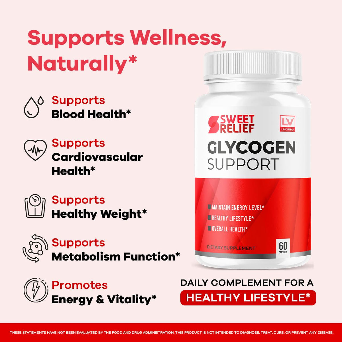 All Natural Formula Capsules, 60 Capsules for 1 Month Y830609