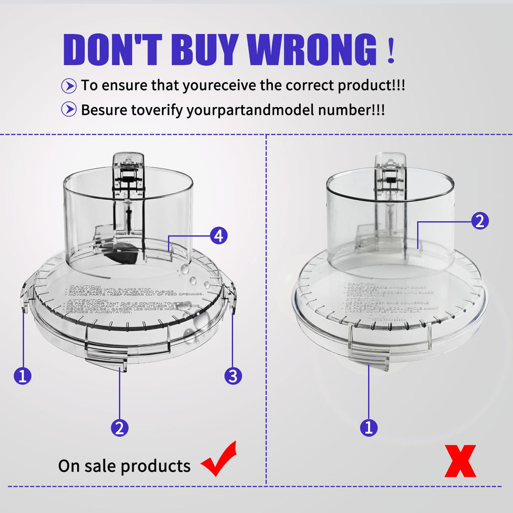 Food Processor Work Bowl Lid O856094