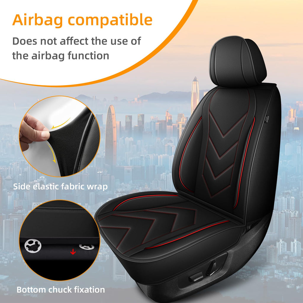 Waterproof Leather Full Set Car Seat Covers U863115