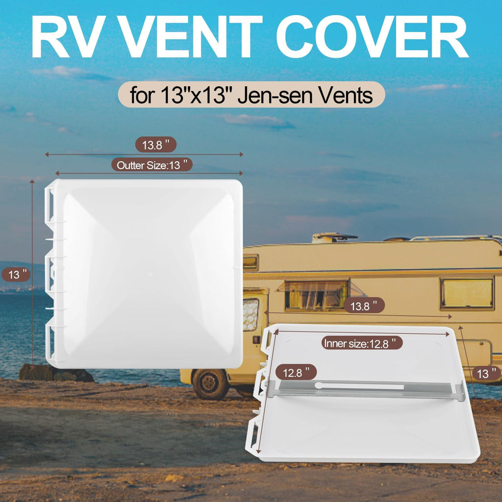 13" x 13" RV Vent Cover/Lid Metal Base E1756