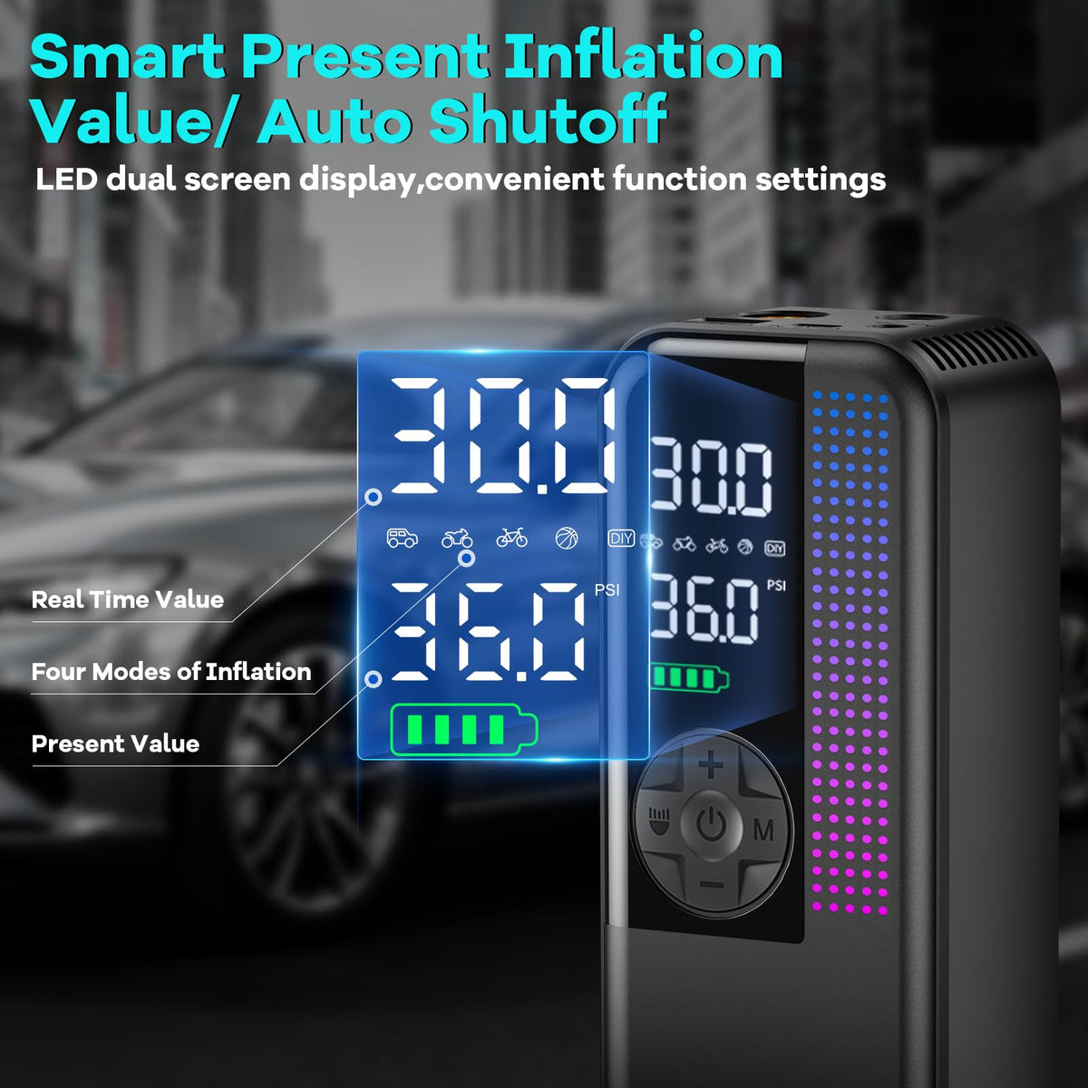150PSI Portable Cordless Tire Inflator Air Compressor I813403