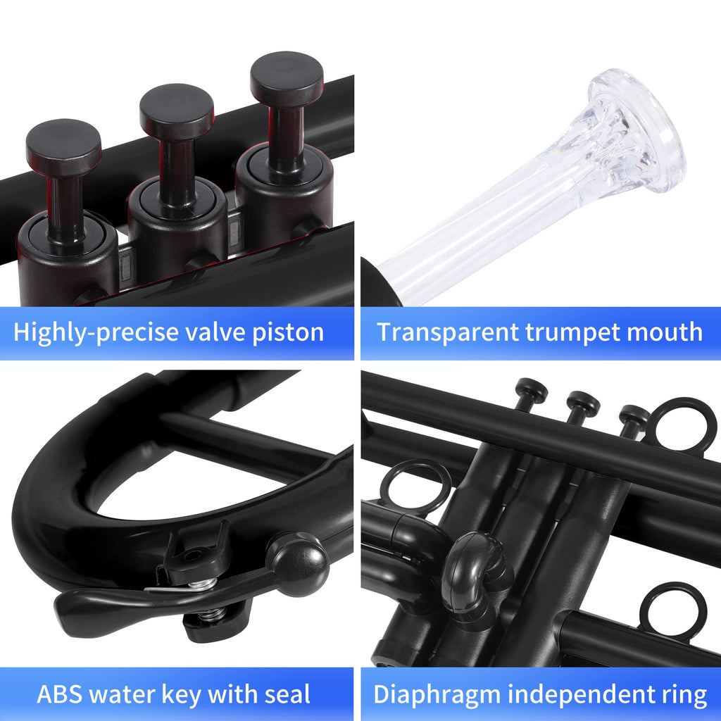 Plastic Trumpet Black L248
