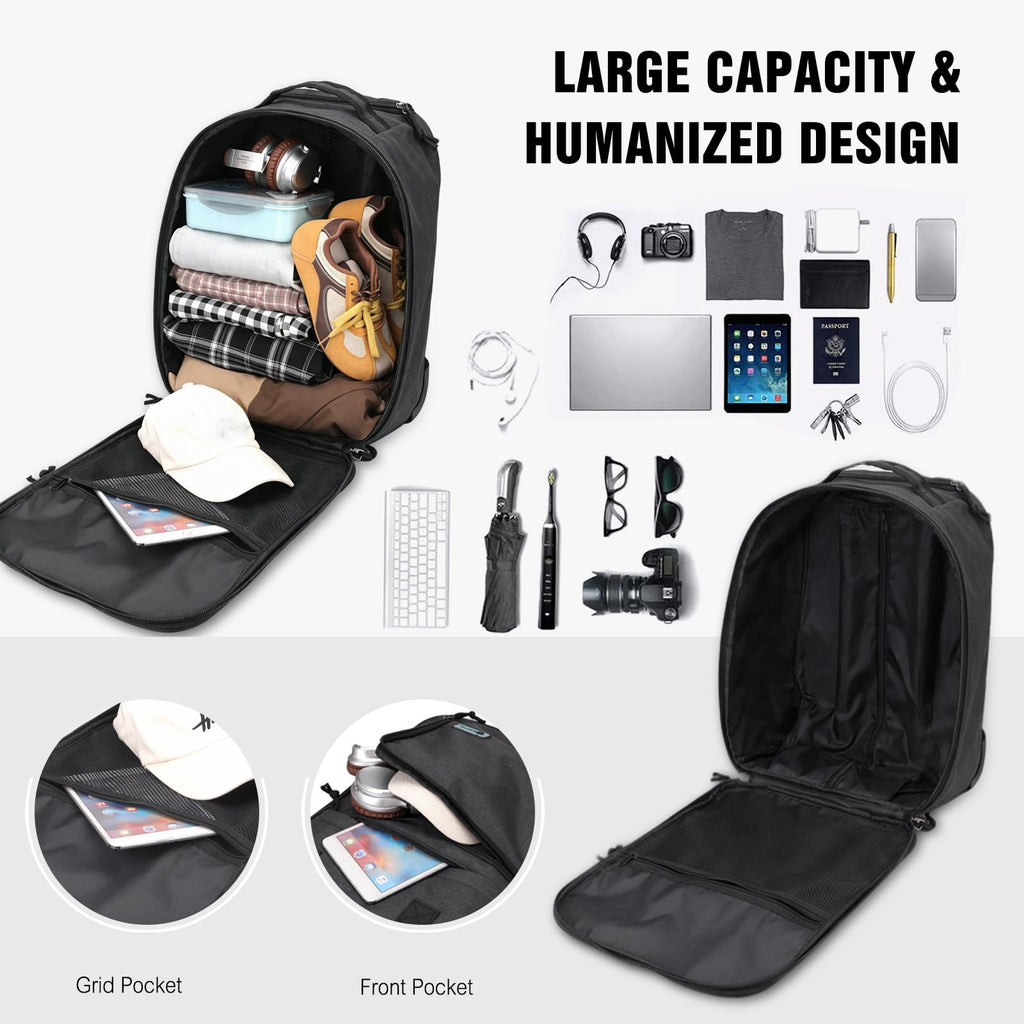 Rolling Laptop Backpack with Wheels 15.6 Inch A214100