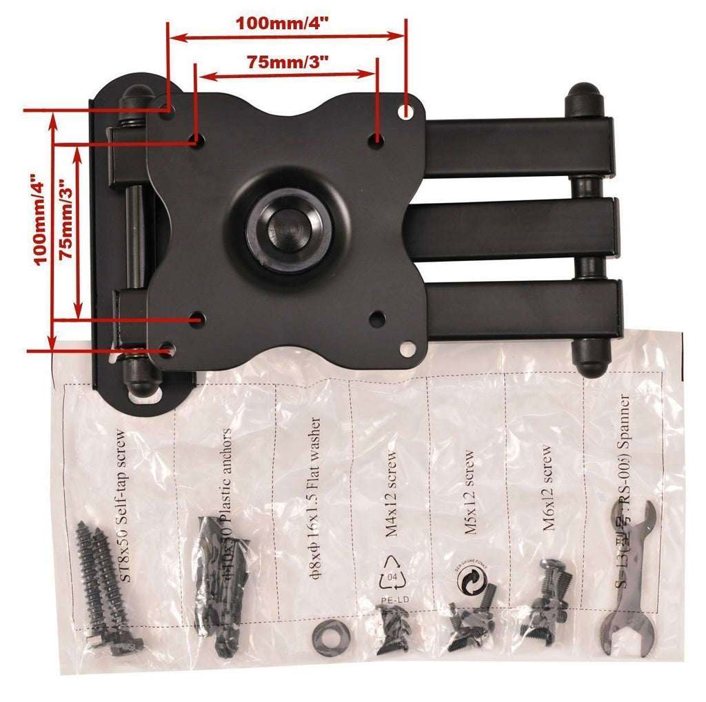 Full Motion Swivel Tilt TV Wall Mount Bracket C38149
