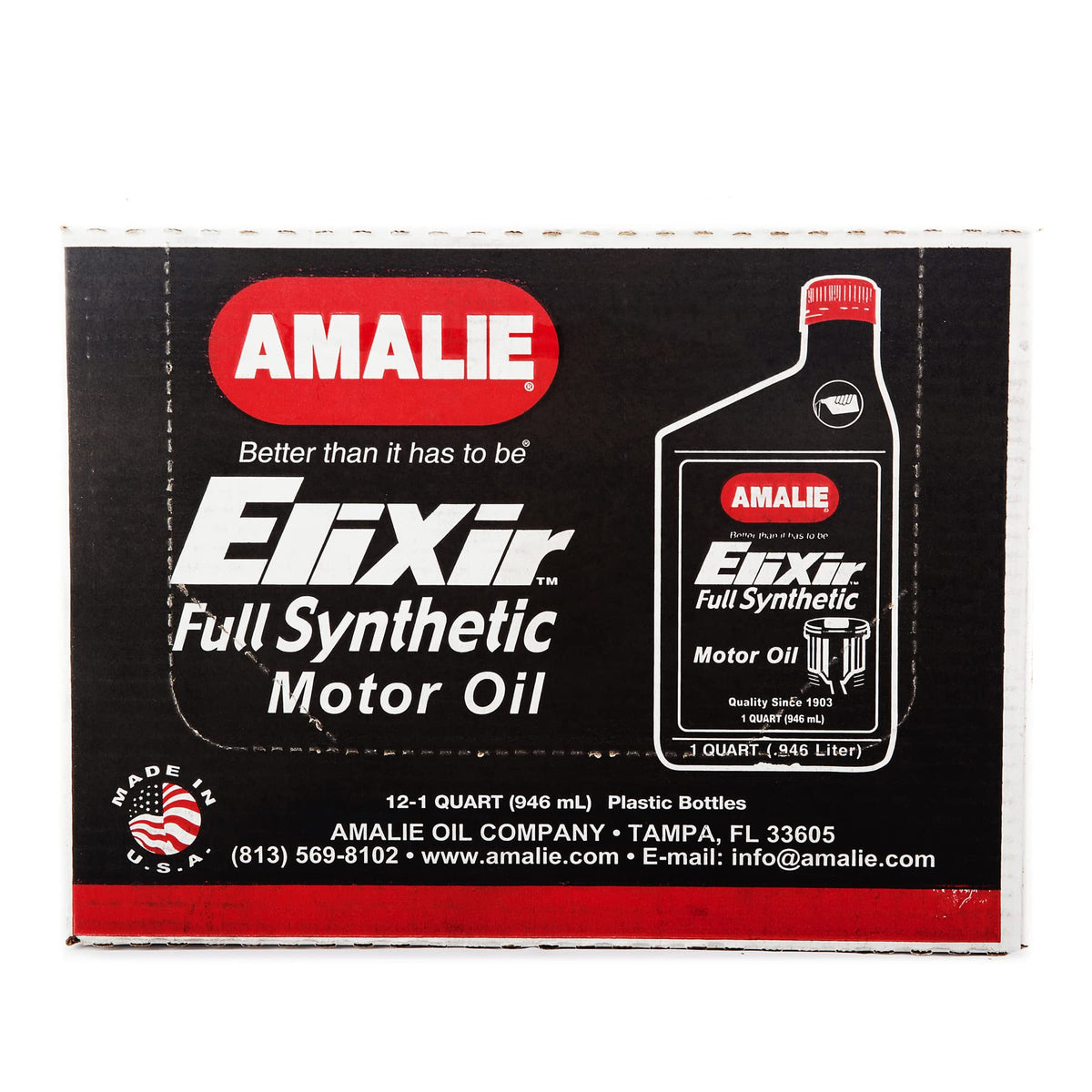 Full Synthetic 5W-30 Motor Oil 1 Quart Pack of 12 R6416