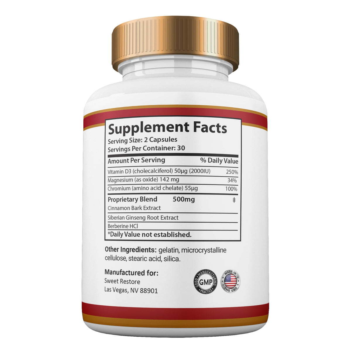 All Natural Maximum Strength Capsules, 2 Month Supply (2 Pack) H419