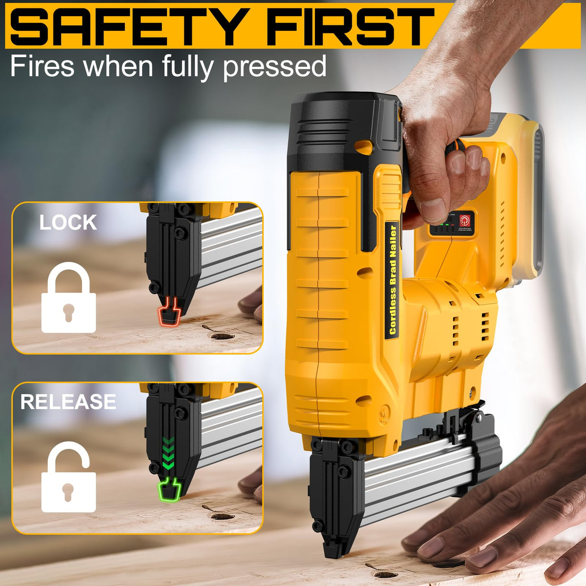 18 Gauge Cordless Brad Nailer & Staple Gun O879445
