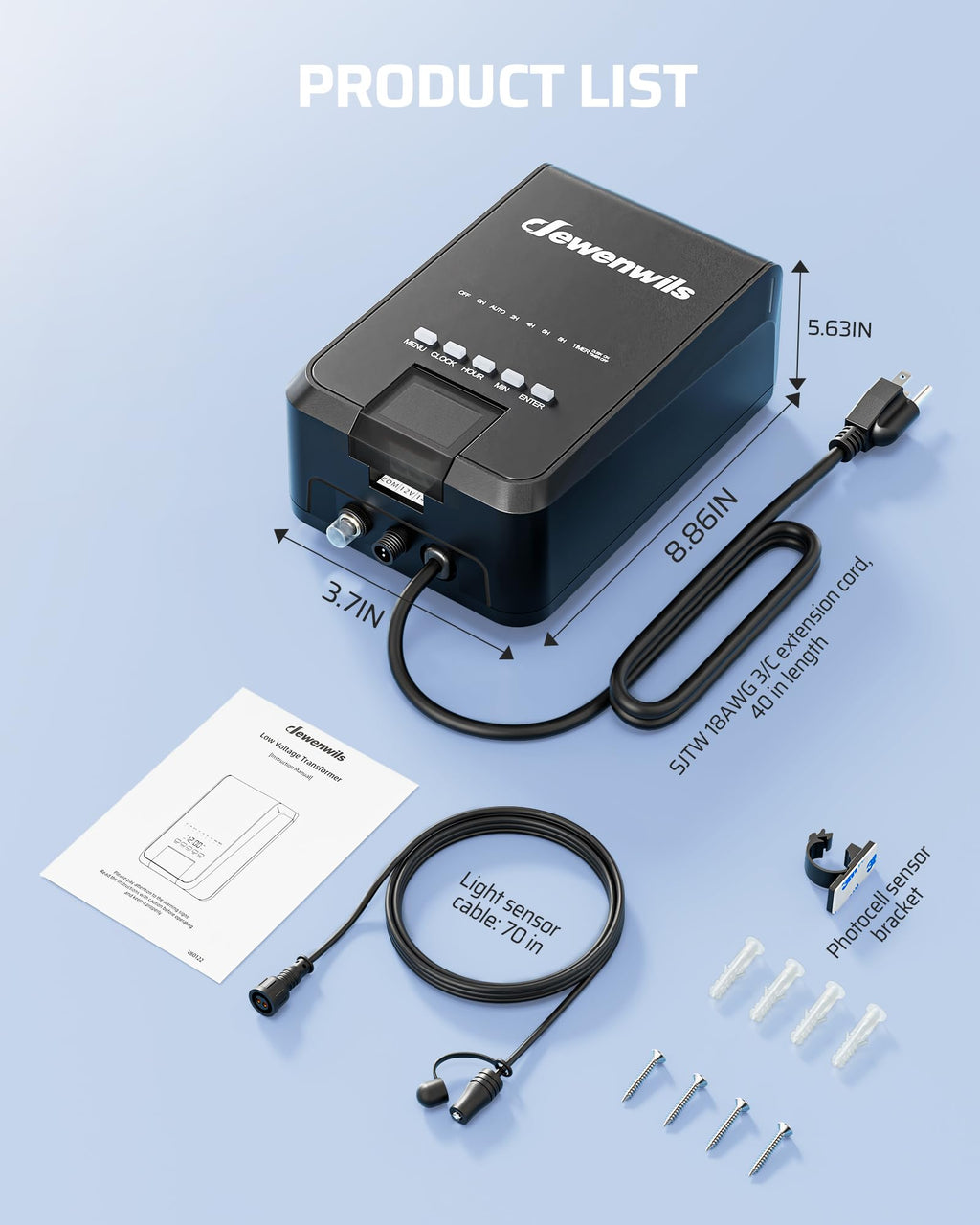 200W Low Voltage Landscape Transformer G55432