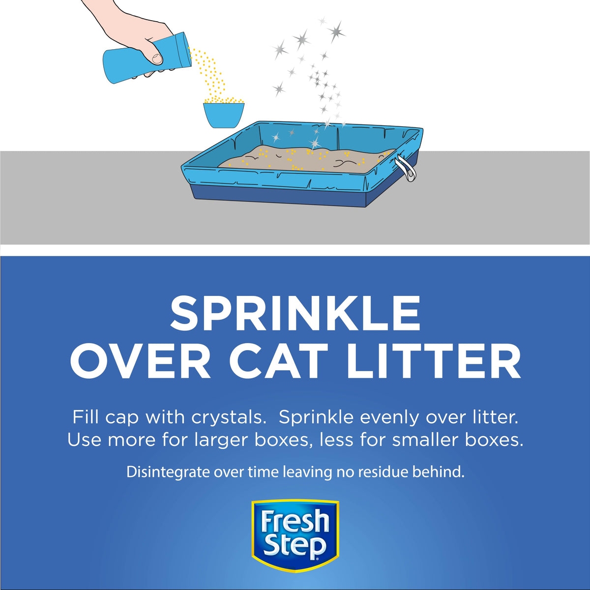 Cat Litter Crystals Deodorizer 15 Oz Q915