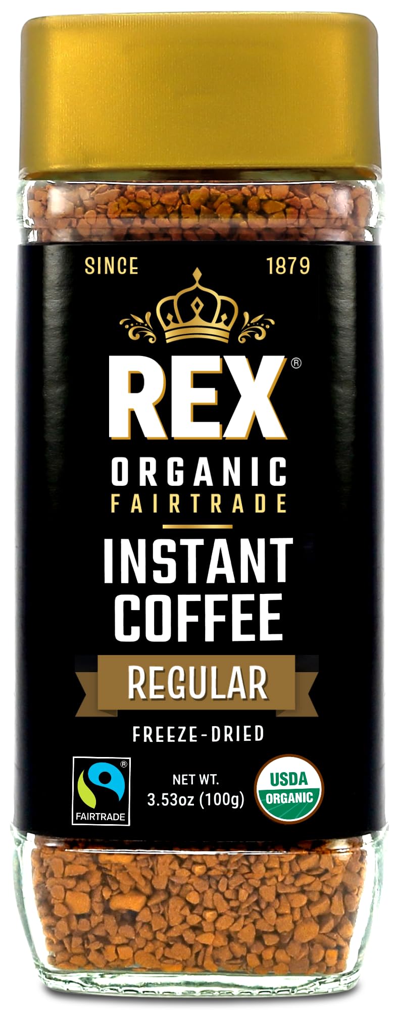 Organic Fairtrade Instant Coffee 3.53 oz W1792