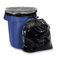 Black 40-45 Gal Trash Bags, 1.5 MIL, 100 Pk Z8047