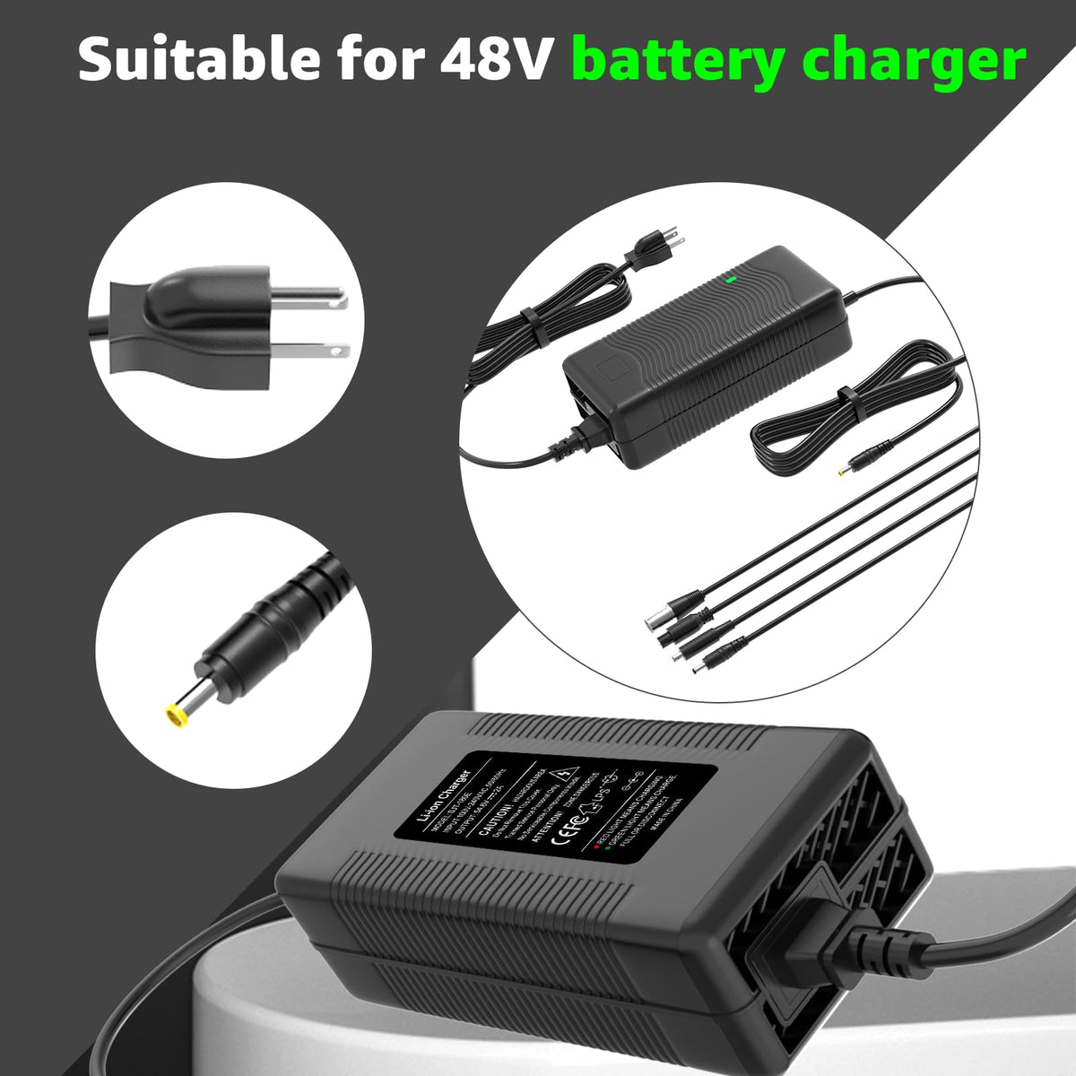 54.6V 2A Electric Bike Charger T669