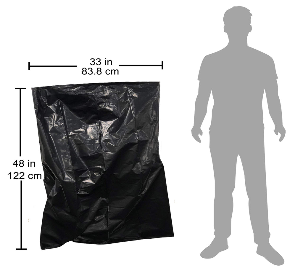 42 Gallon Black Heavy Duty Contractor Trash Bags P46742