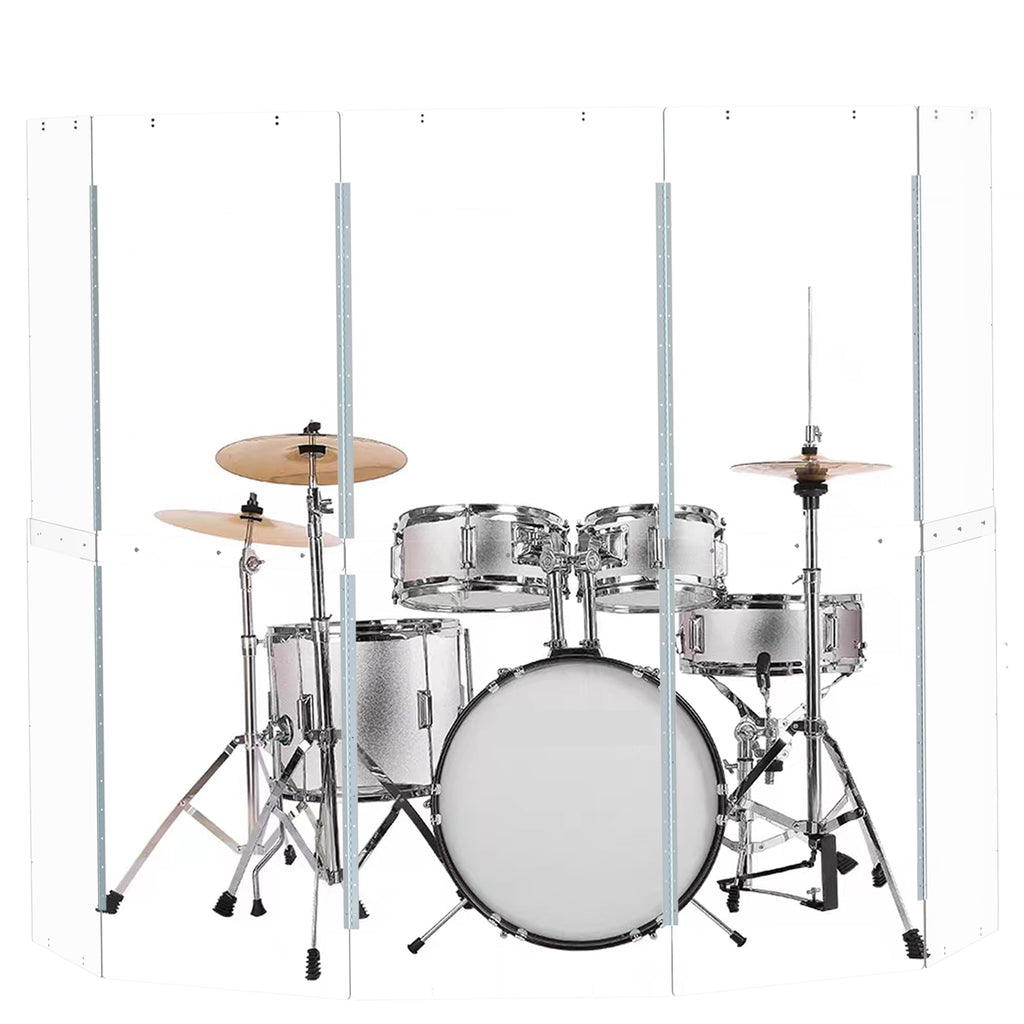 Portable Drum Shield Panels 5-Panels 2ft x 5ft C966912