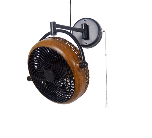 10 In. Wall Mount Swivel Fan with Folding Arm U292