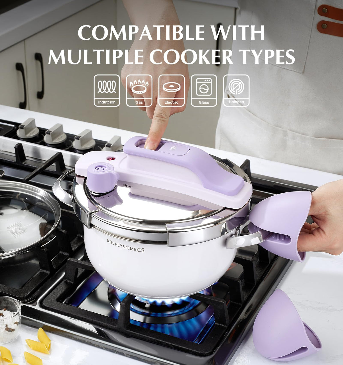 Small Stainless Steel Pressure Cooker 3.2 Quart S195