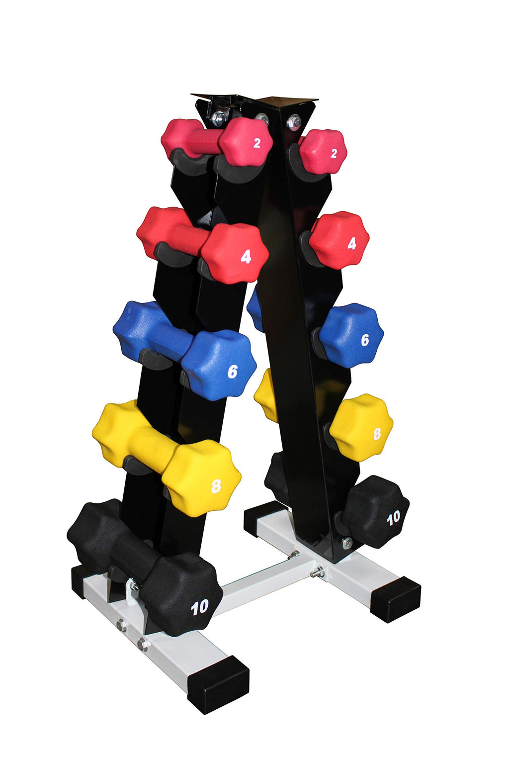 Neoprene Dumbbell Set with Rack X59814