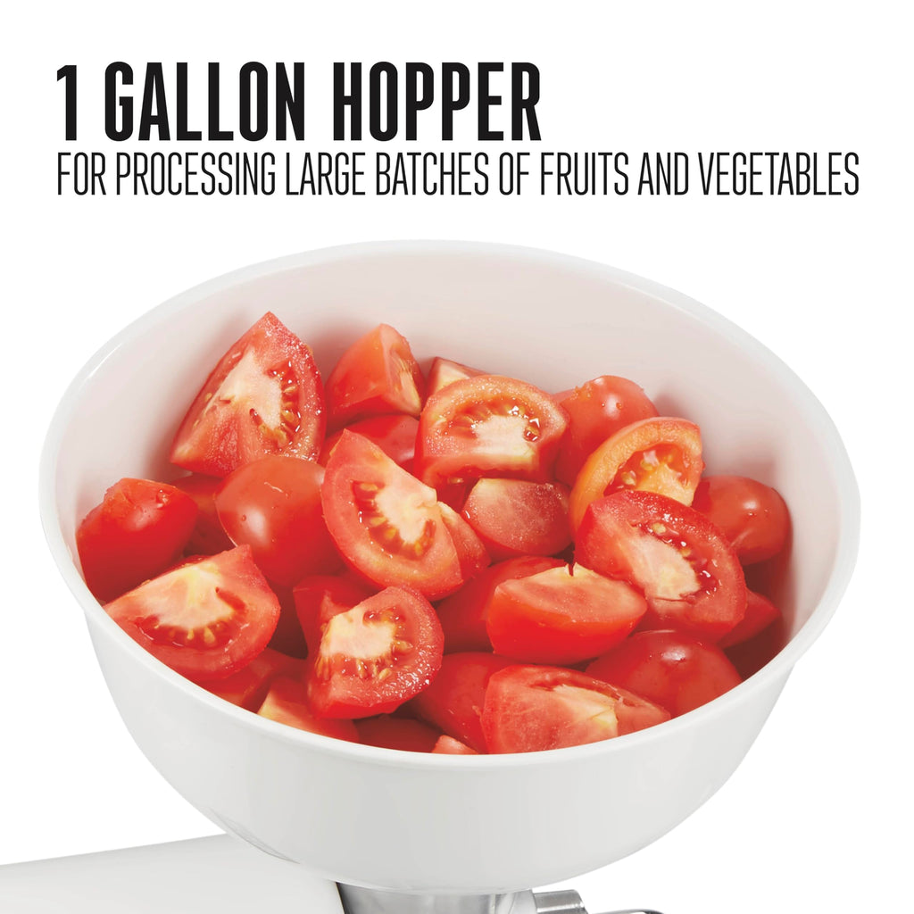 Food Strainer and Sauce Maker White D177