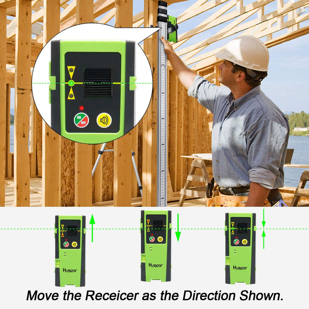 Laser Detector Green Red Beams 200Ft S6878