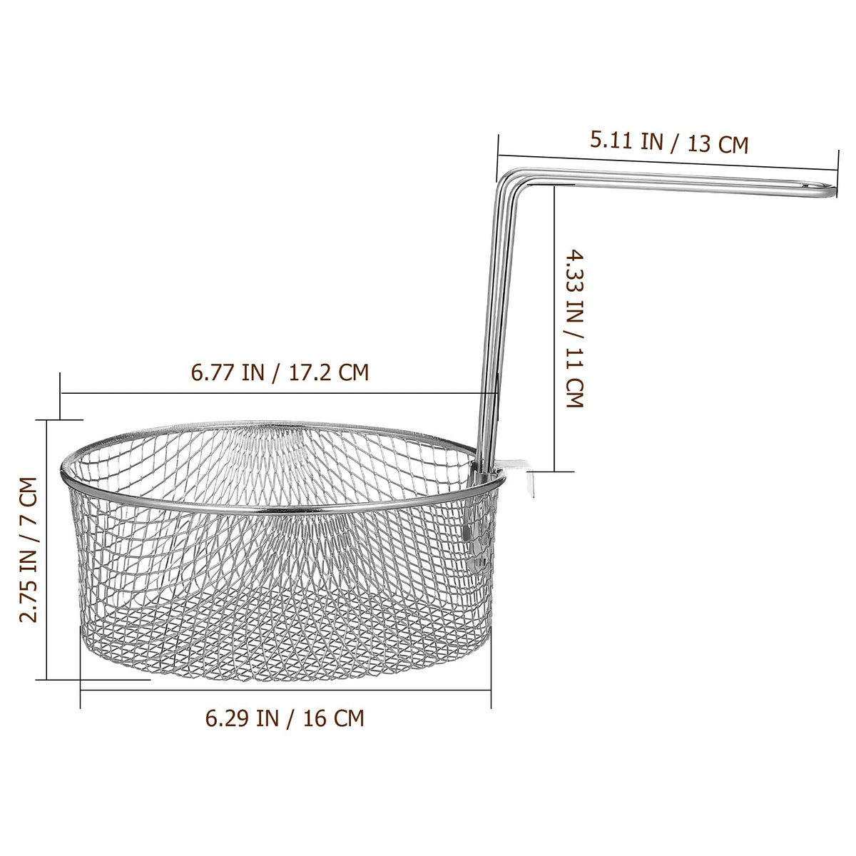 Deep Fryer Basket with Handle Q375406