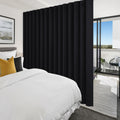 Blackout Room Divider Curtain 120 x 96 Inches Black T47070