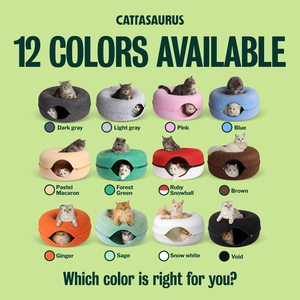 Large Dark Gray Cat Cave Bed S86106