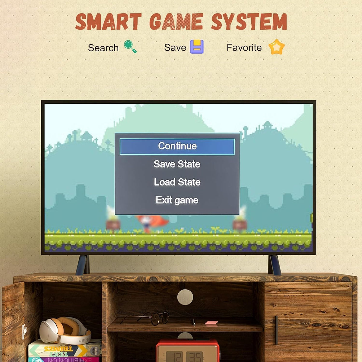 Wireless Retro Game Console with 20,000+ Games and 4k Hdmi Output S415006