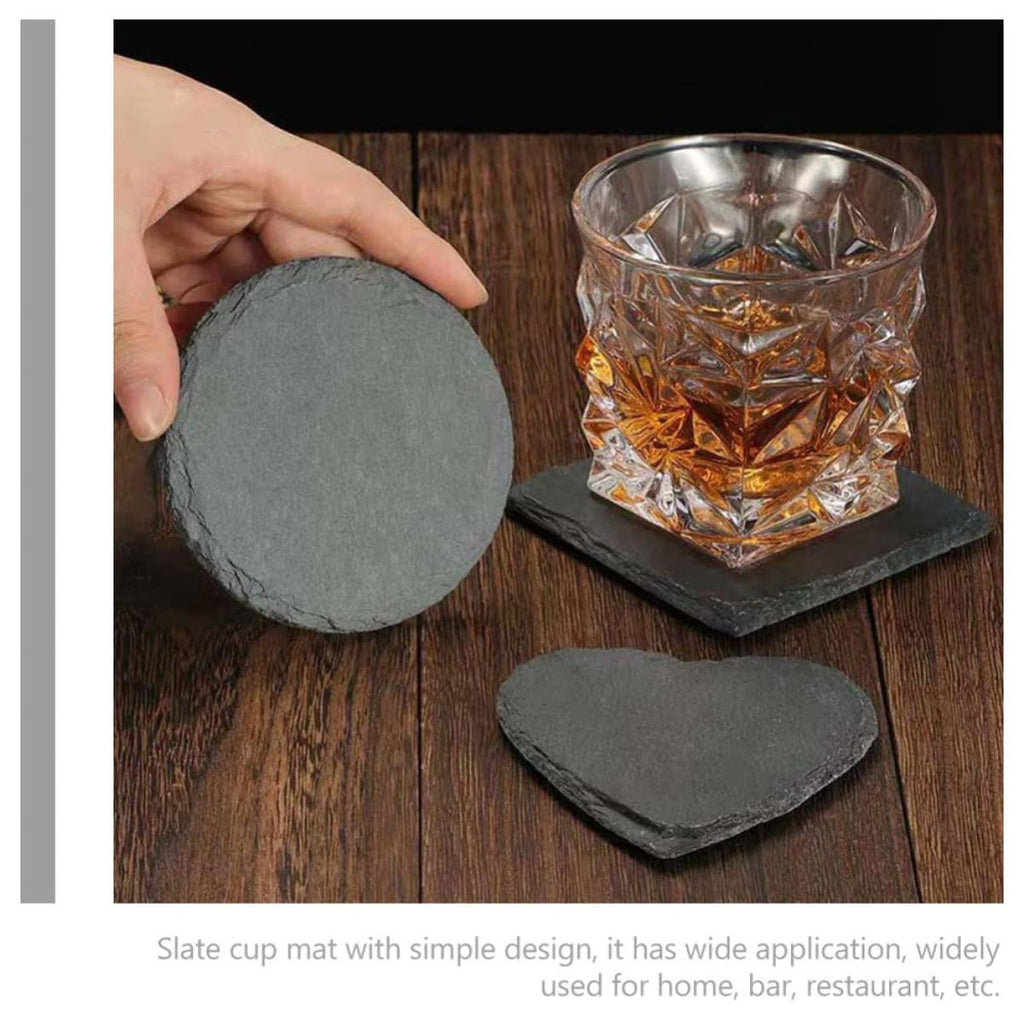 12pcs Natural Stone Square Coasters Set W792