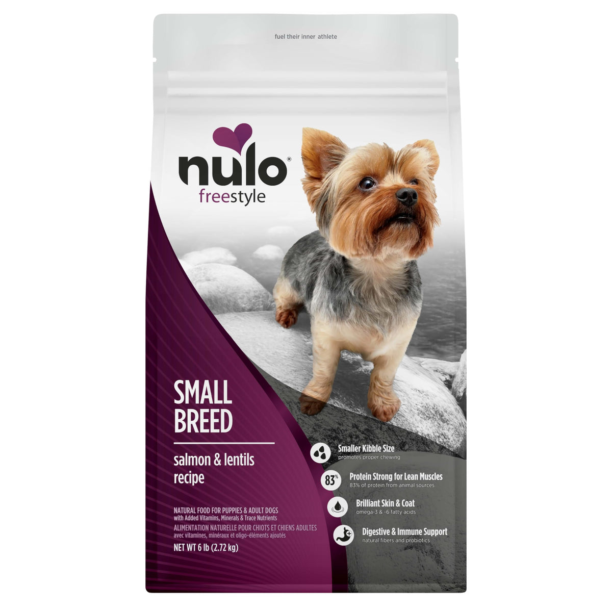 Salmon & Lentils Grain Free Dry Dog Food 6lb Bag I9317