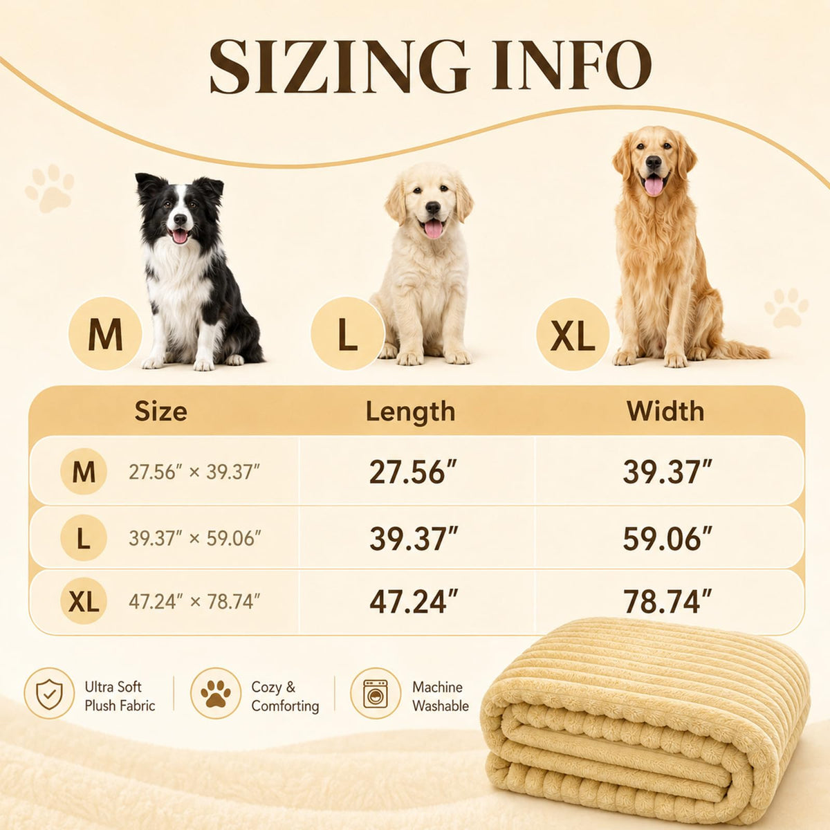 Yellow Rabbit Hair Plush Pet Blanket V445437