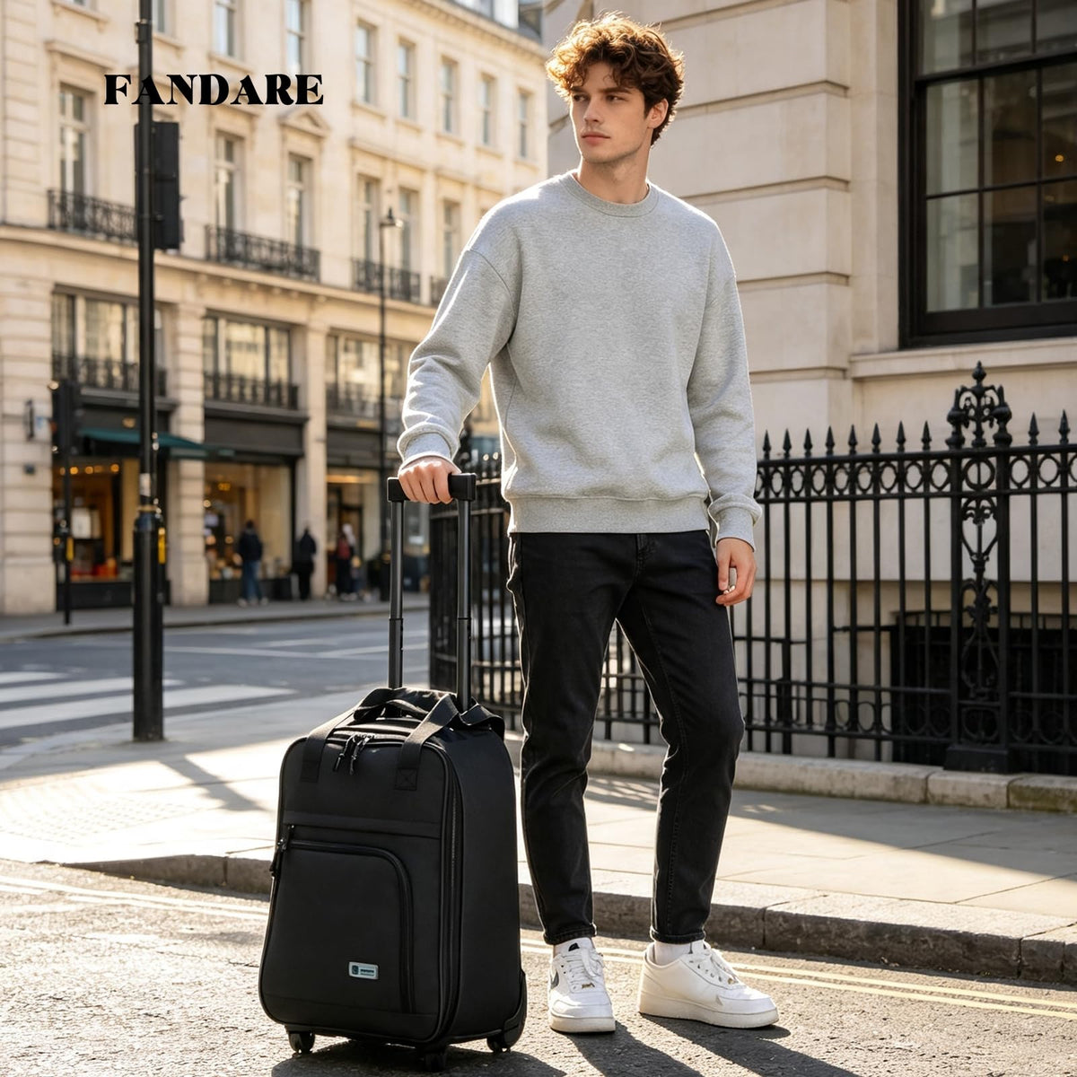 Rolling Laptop Backpack with Wheels 15.6 Inch A214100