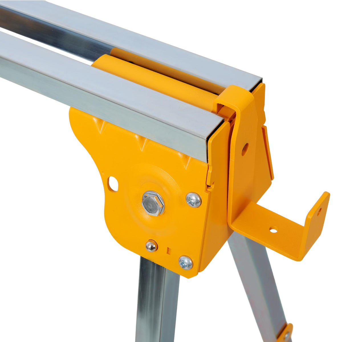 Adjustable Folding Steel Sawhorse 2-Pack 1000 lbs Capacity C511474