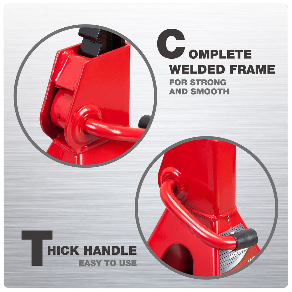 3 Ton Low Profile Aluminum and Steel Car Jack with Jack Stand D327935