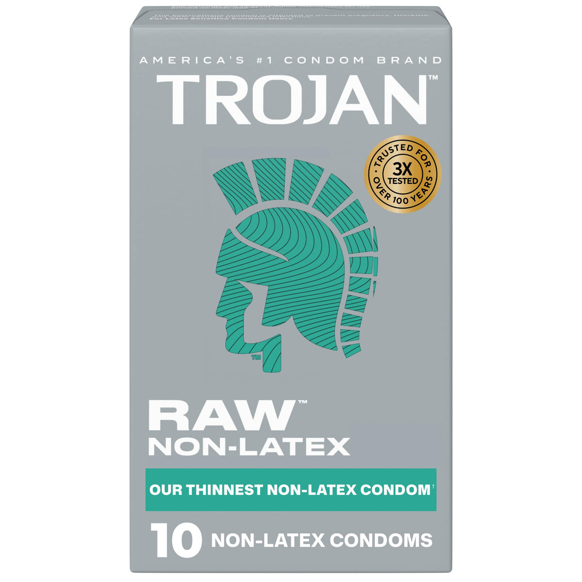 Non-Latex Lubricated Thin Condoms, 10 Count P623