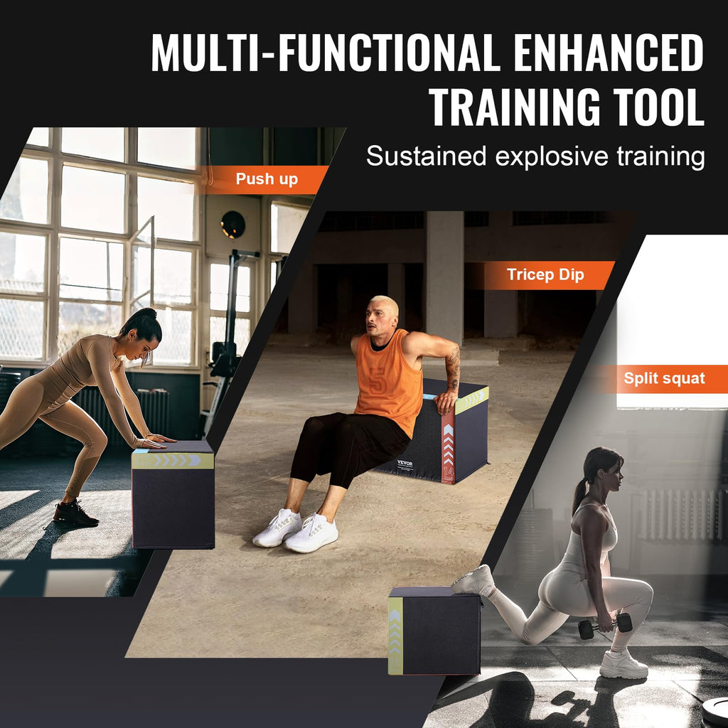 3 in 1 Plyometric Jump Box Q297669