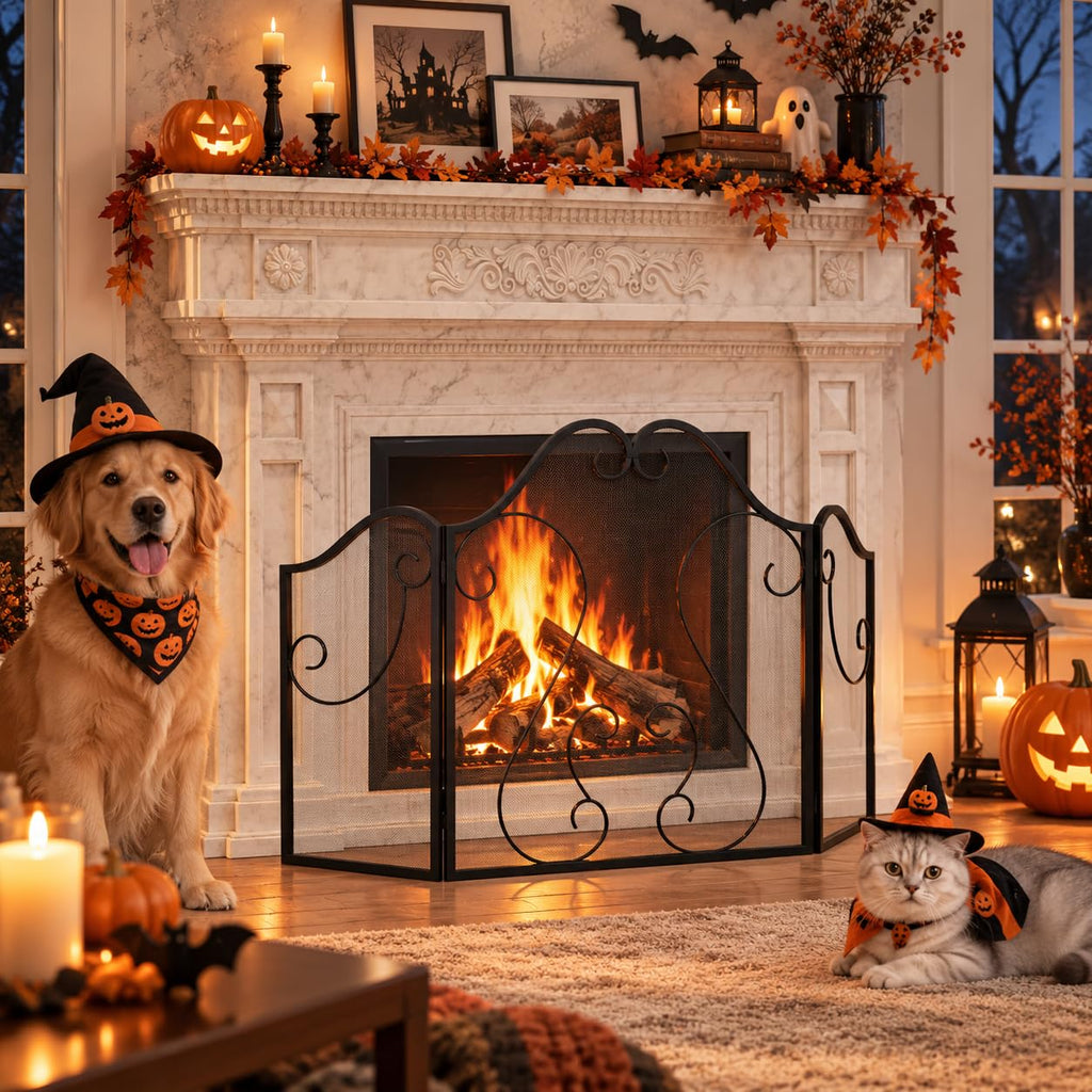 Foldable Fireplace Screen R29570