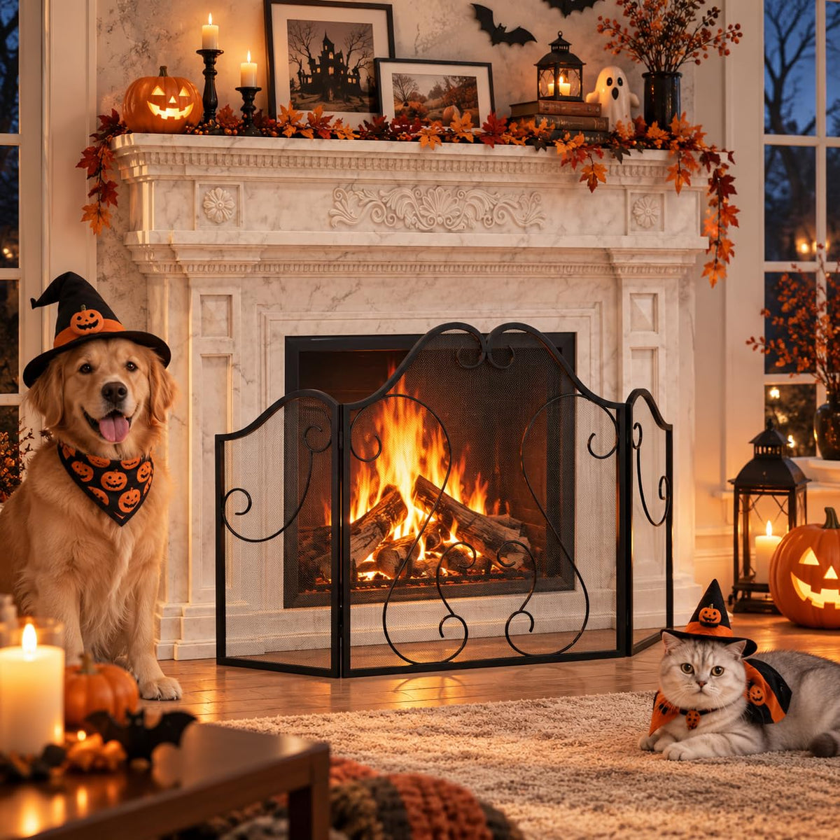 Foldable Fireplace Screen R29570