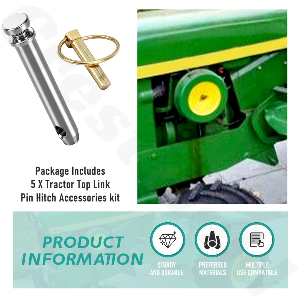 5 Pack 3/4 in Hitch Pin C53609