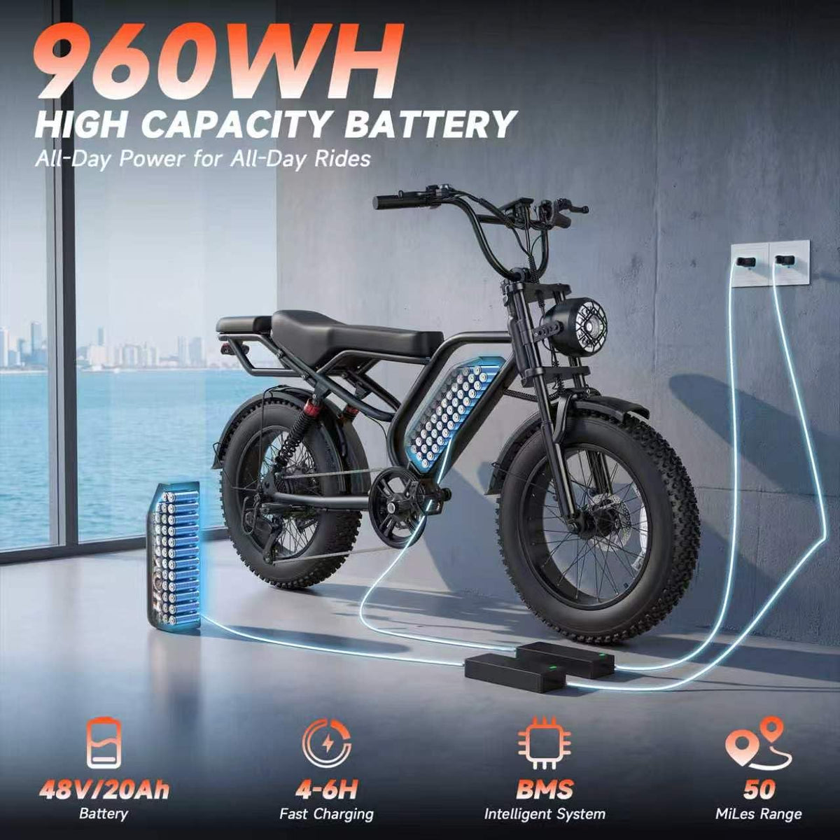Electric Bike 48V 500W G30906