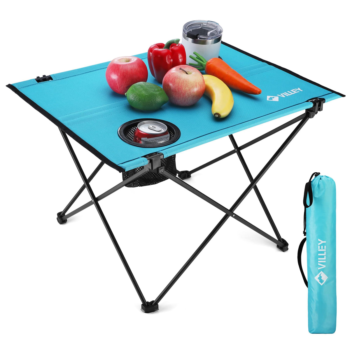Folding Camping Table with 2 Cup Holders R145