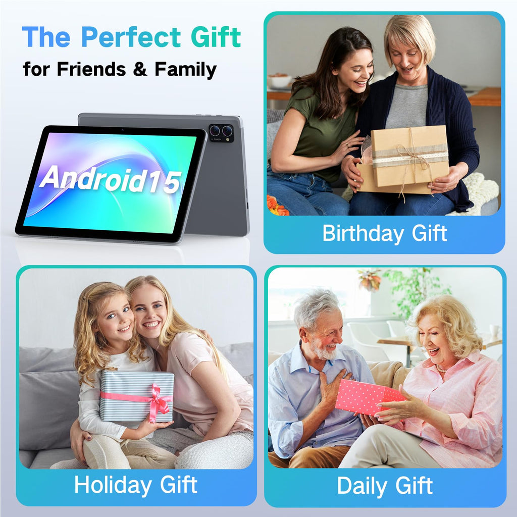 Android 15 Tablet 10.1 Inch Octa-Core 12GB RAM 128GB ROM L33210