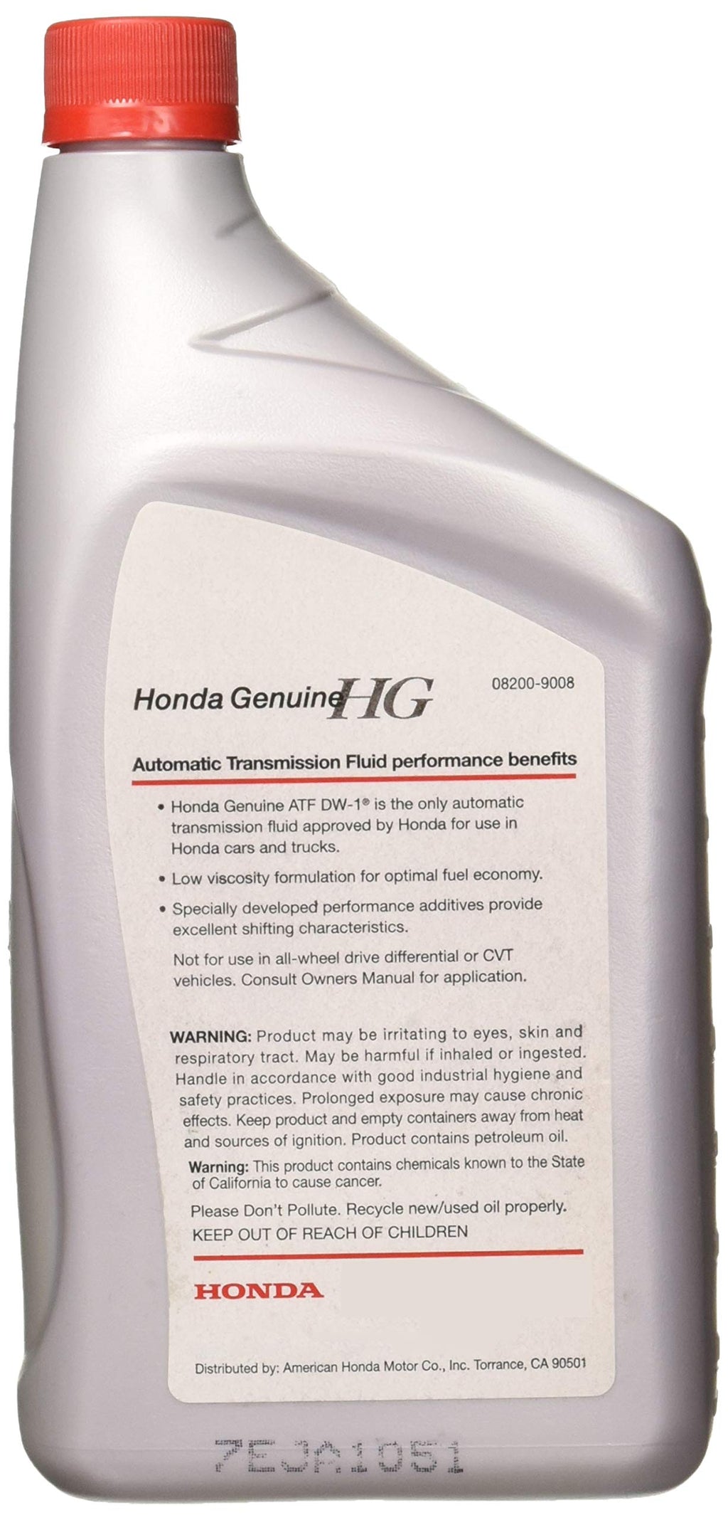 Automatic Transmission Fluid 2 Quarts Y56606