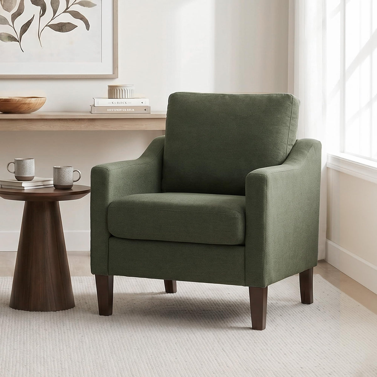 Accent Chairs Set of 2 Green N4999