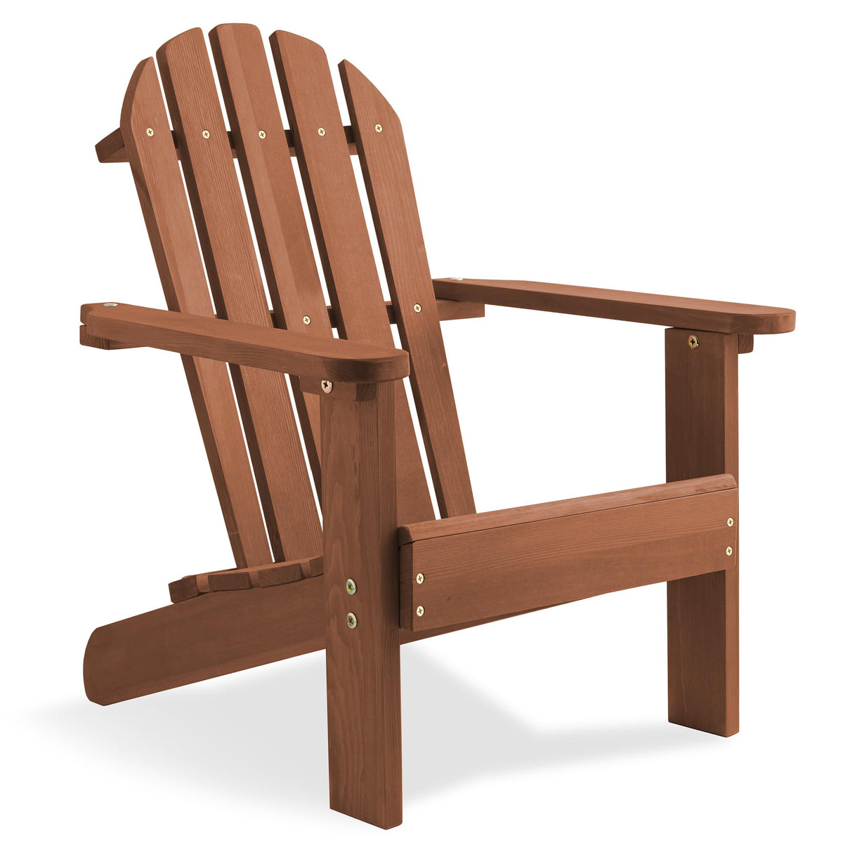 Espresso Cedar Wood Children's Adirondack Chair G649236