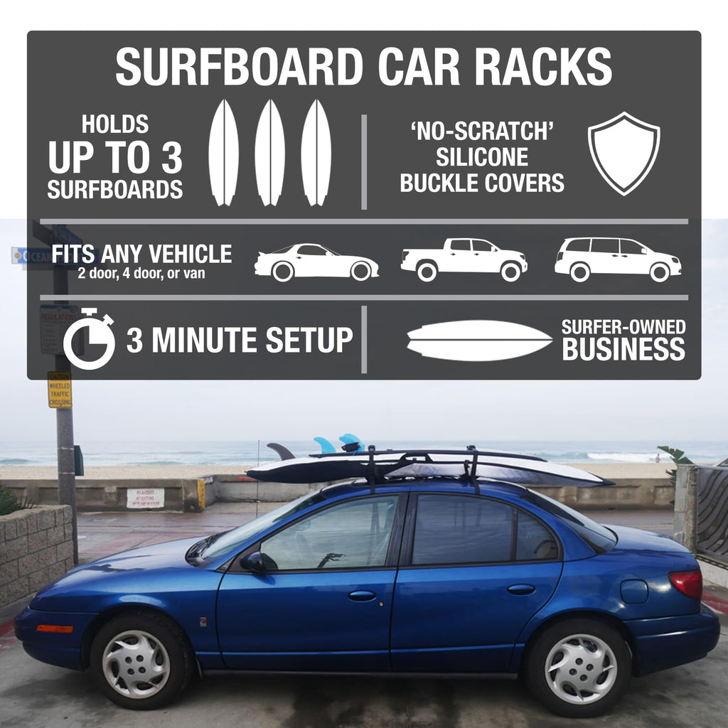 Padded Surfboard Car Racks S383