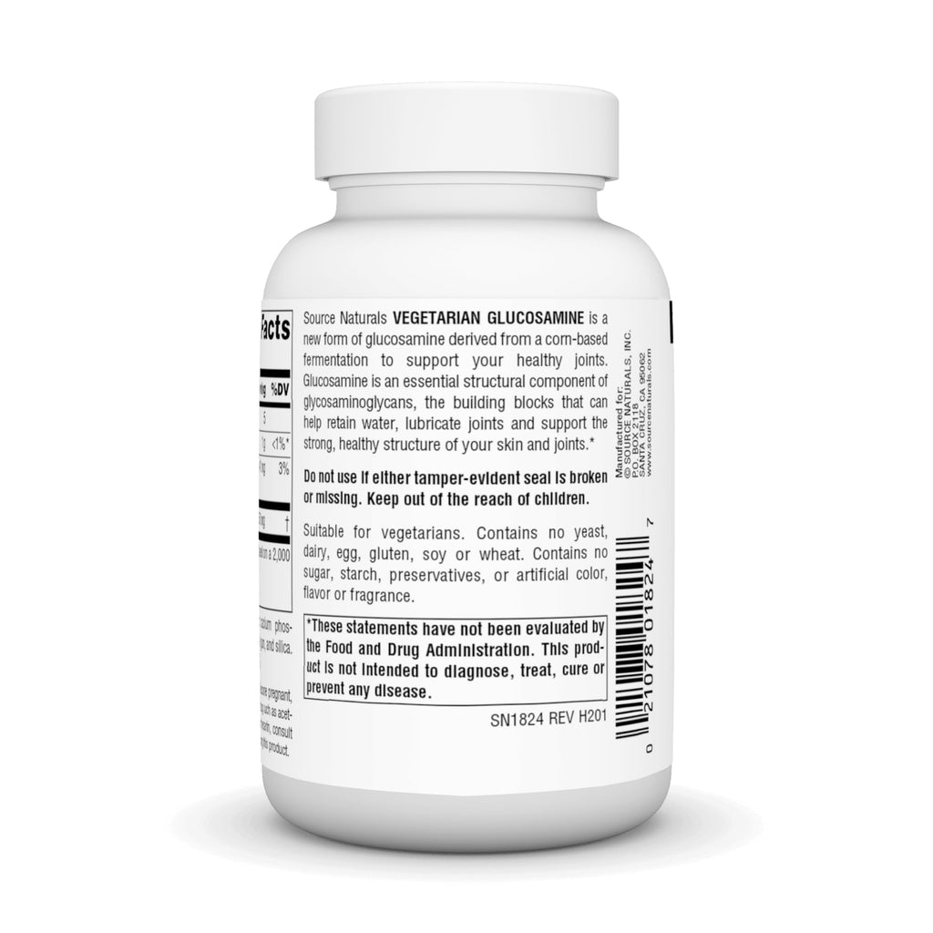 Vegetarian Glucosamine 750 mg 60 Tablets S974223