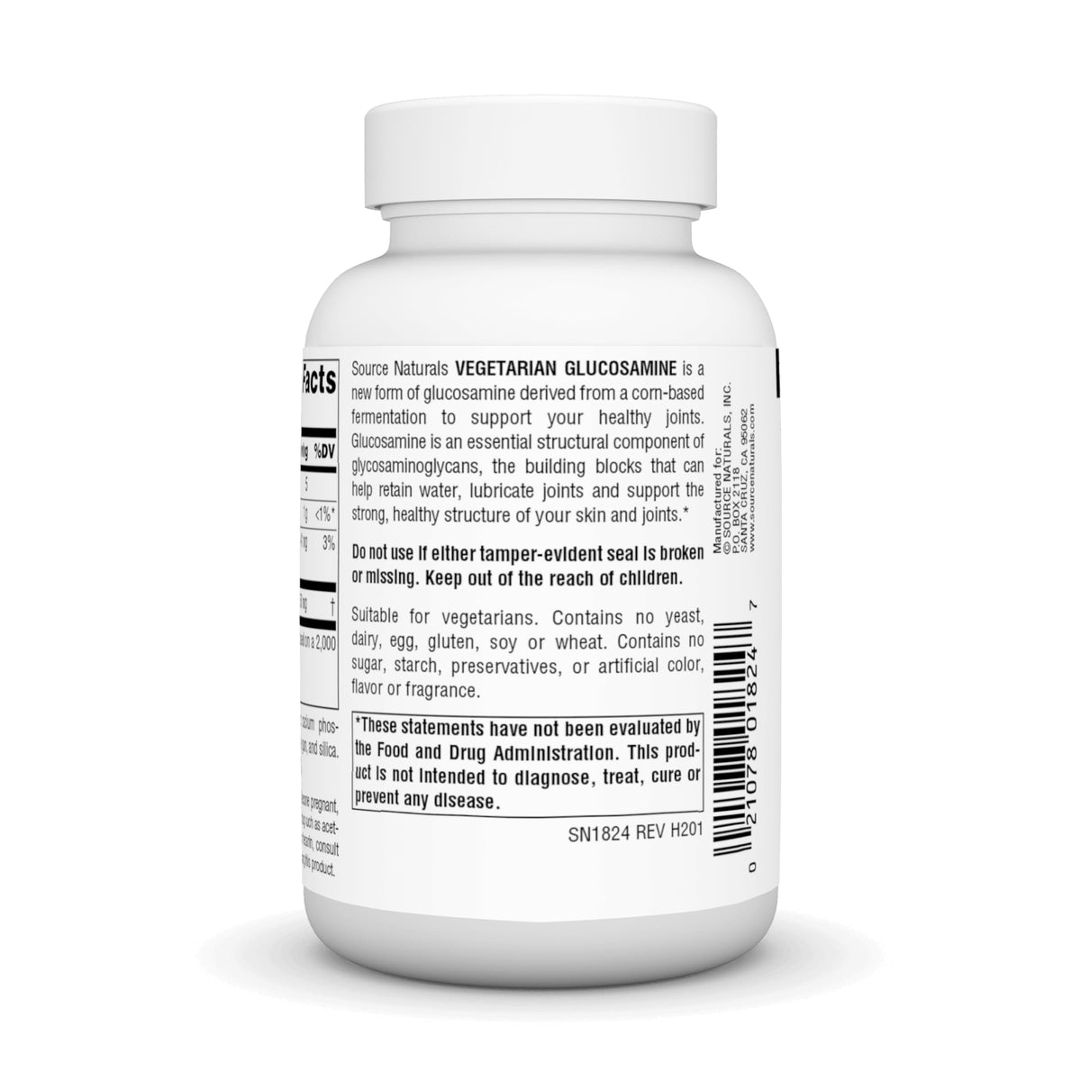 Vegetarian Glucosamine 750 mg 60 Tablets S974223