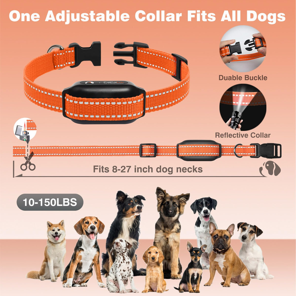 Vibrating Dog Training Collar with Remote O770482